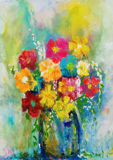 Karen's Technicolour Bouquet - Mint By Michelle Decoupage